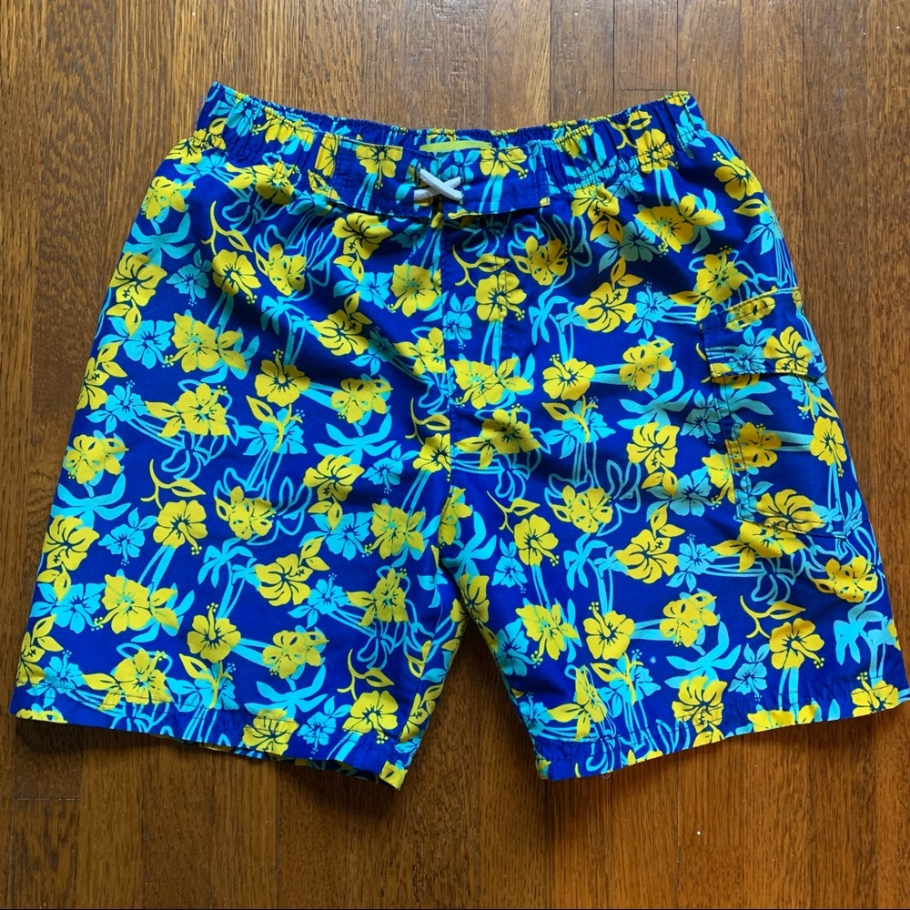 Boy’s Tropical Board Shorts * size L/8-10